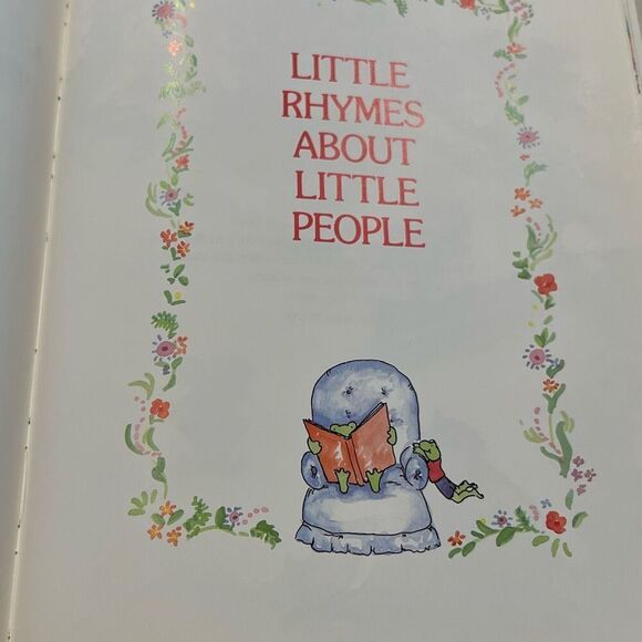 Little People’s Mother Goose, Vintage Hardcover Book, Nursery Rhyme Compilation - Picture 6 of 11